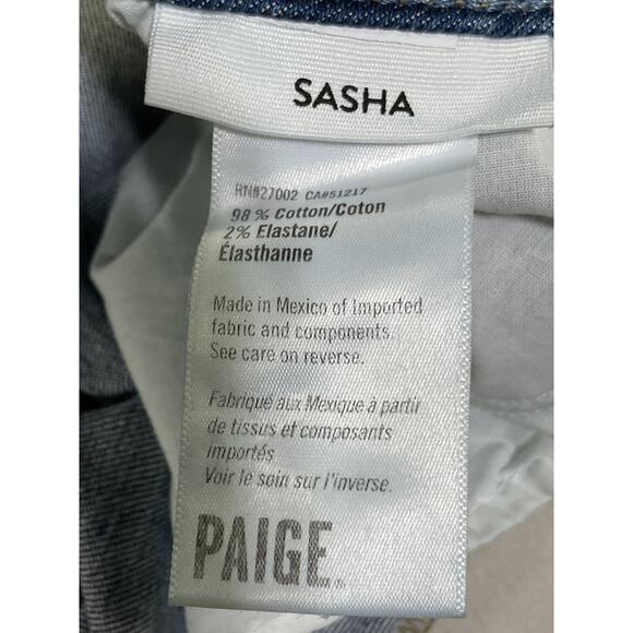 Paige 'Sasha' Blue Denim Jean Size 27 - Picture 5 of 5